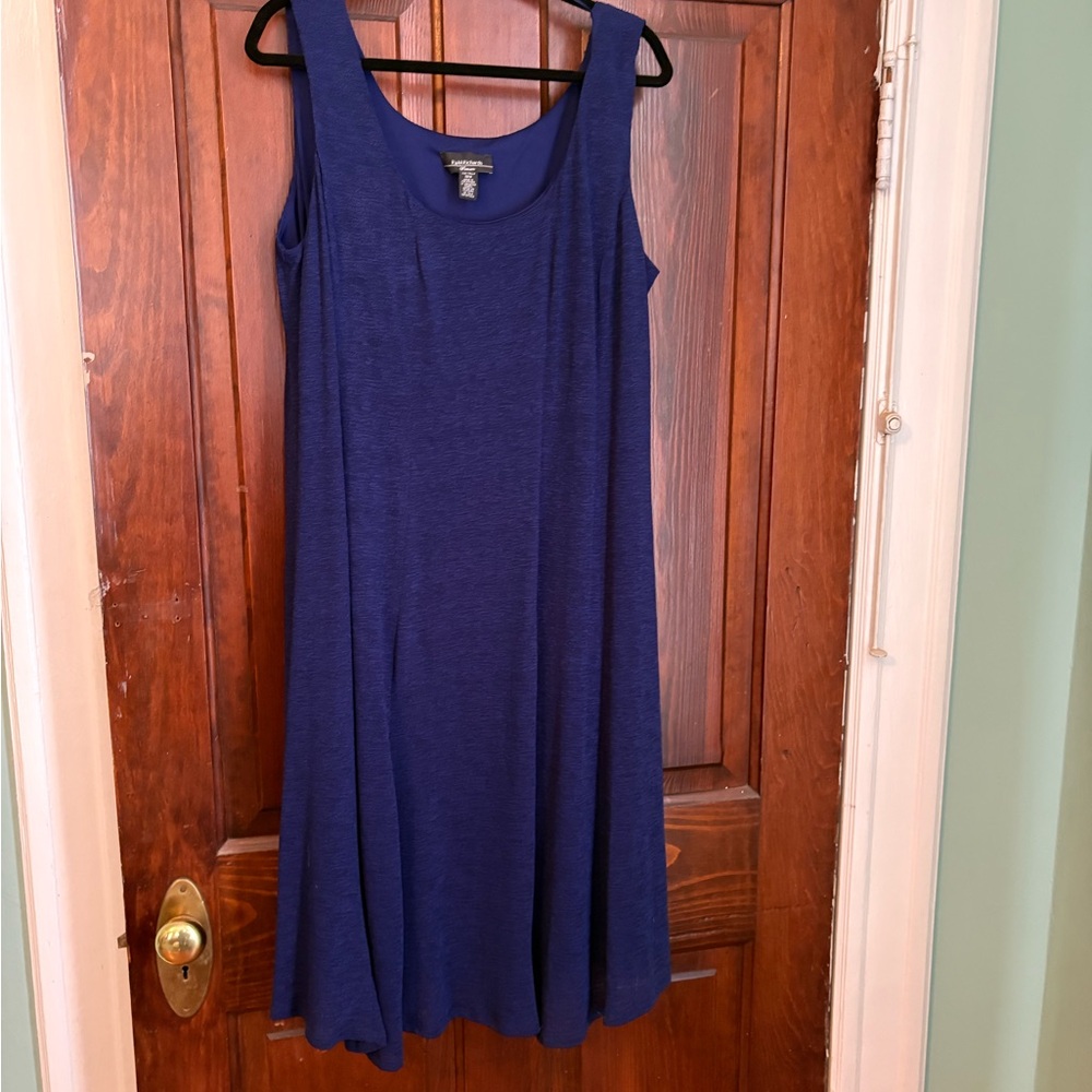 Women's Blue Sleeveless Dress
